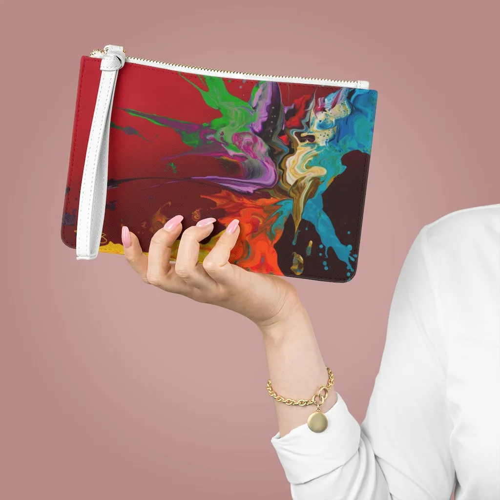 The Colors of Love Kre8 Saffiano Clutch Bag