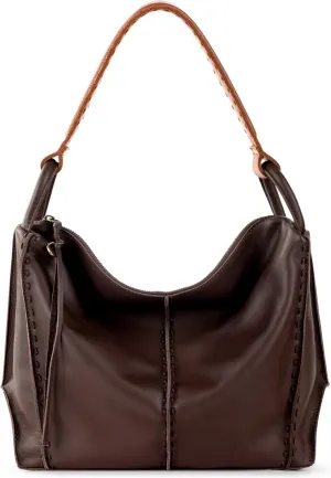 The Sak Los Feliz Hobo Purse - Premium Large Leather Women's Handbag for Everyday & Travel - Durable Purse With Zipper Pocket