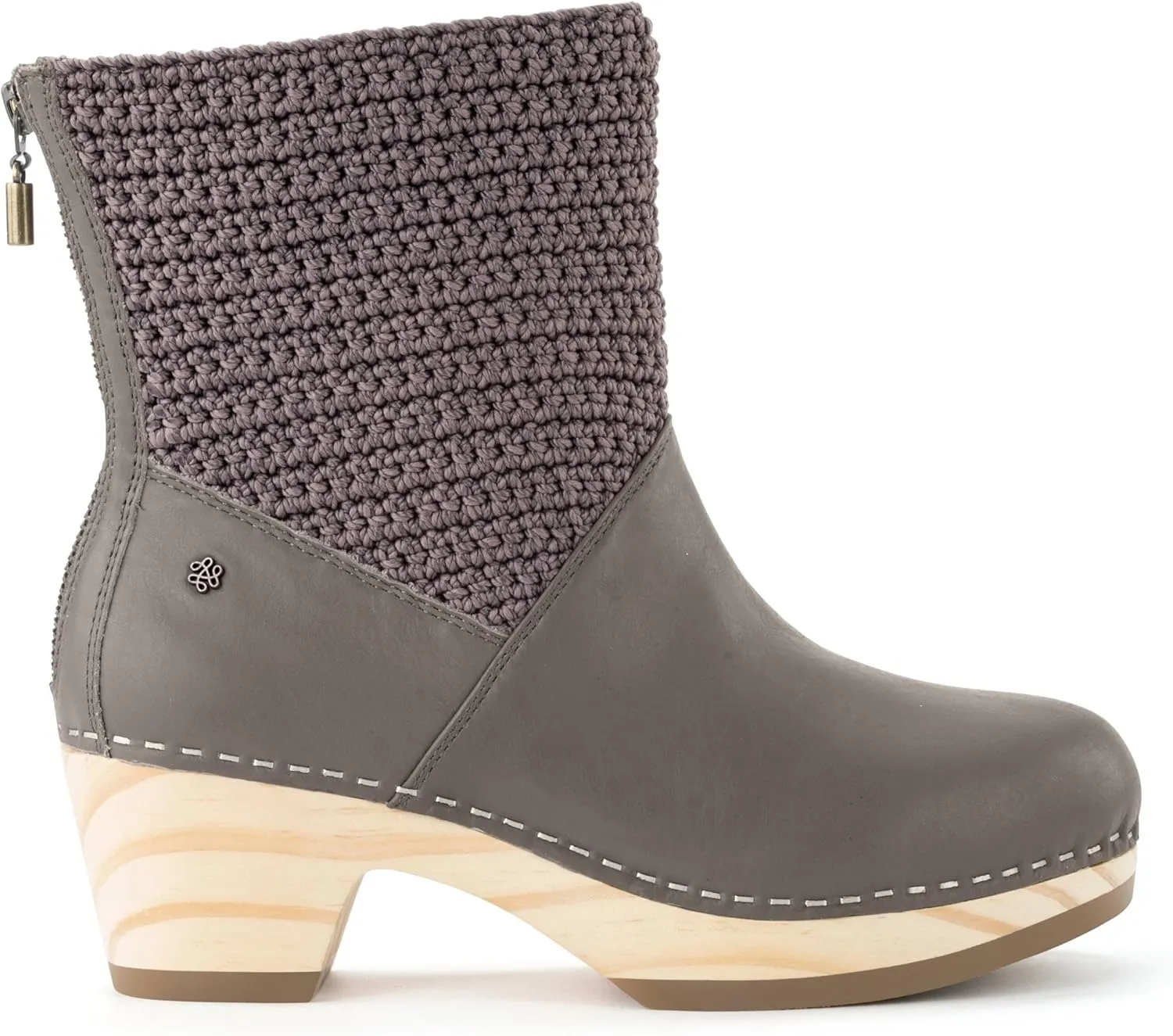 The Sak Paloma Clog Boots in Crochet and Leather