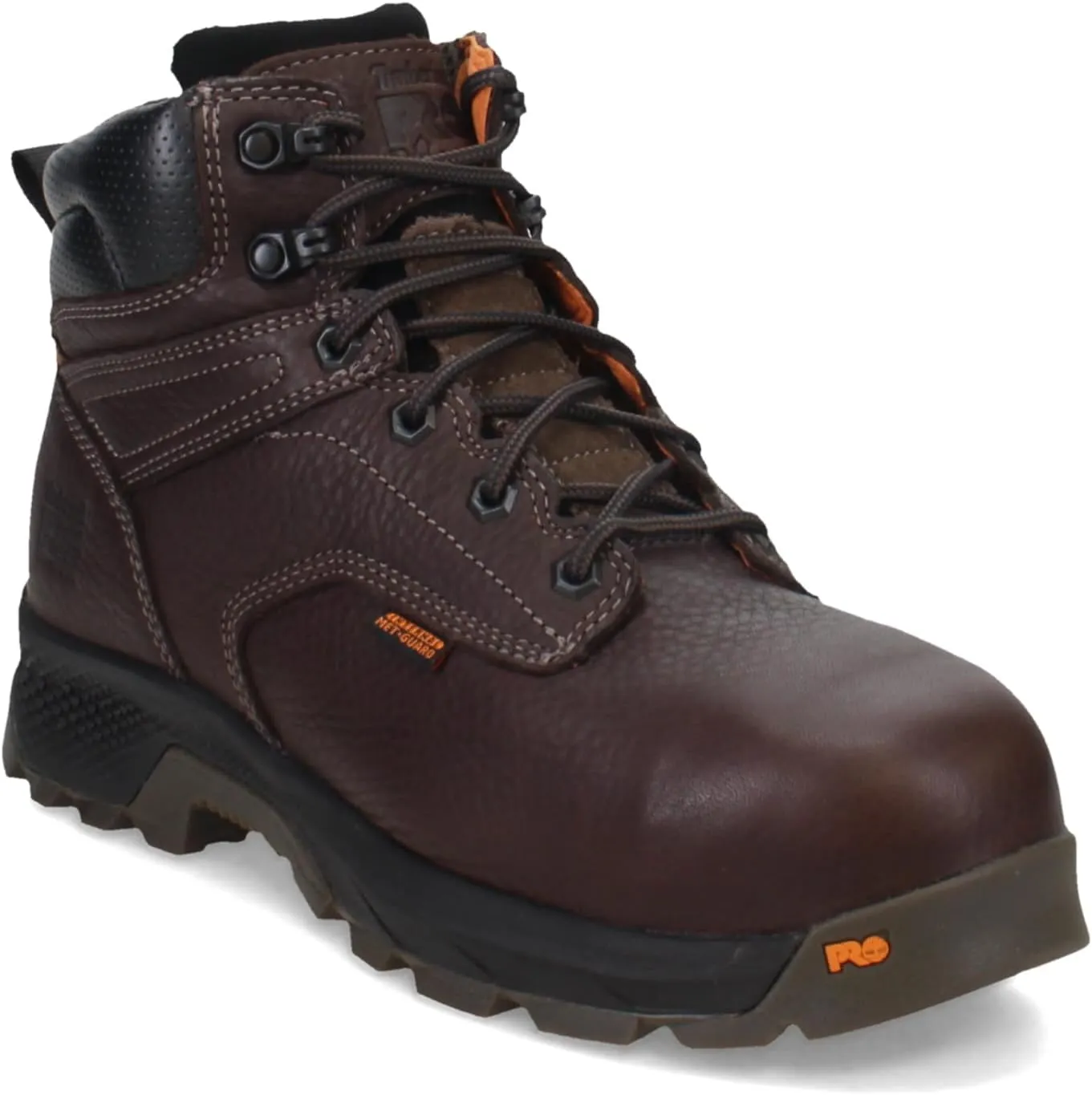 Timberland PRO Men's Titan EV 6" Composite Safety Toe Internal Metguard Industrial Work Boot, Brown, 8.5