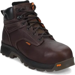 Timberland PRO Men's Titan EV 6" Composite Safety Toe Internal Metguard Industrial Work Boot, Brown, 8.5