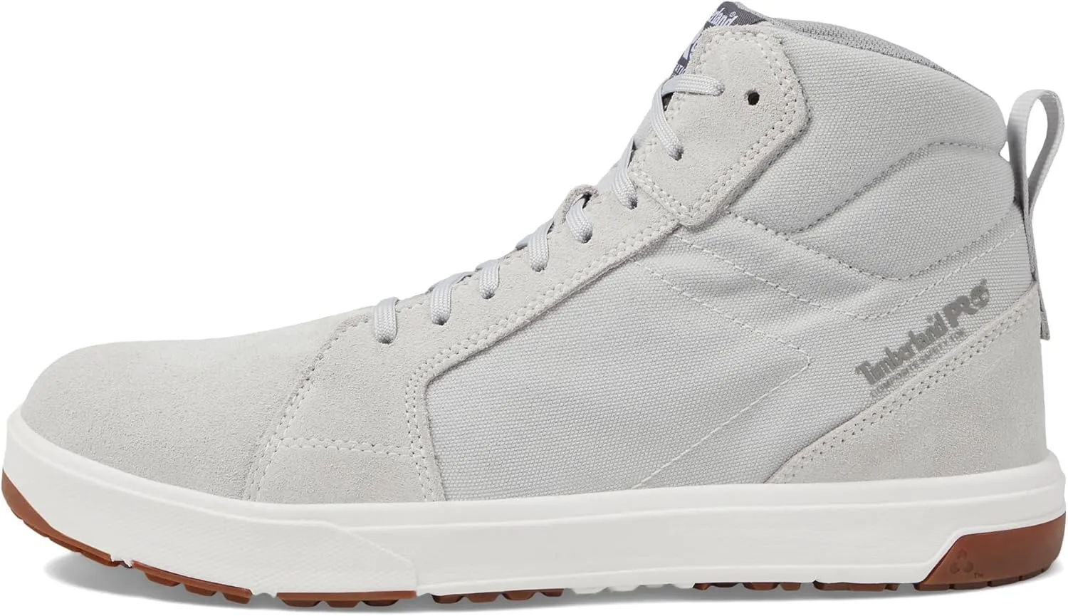 Timberland PRO Unisex Berkley Hi Composite Safety Toe Grey/White 1 Mens 11.5 Womens 13 Wide