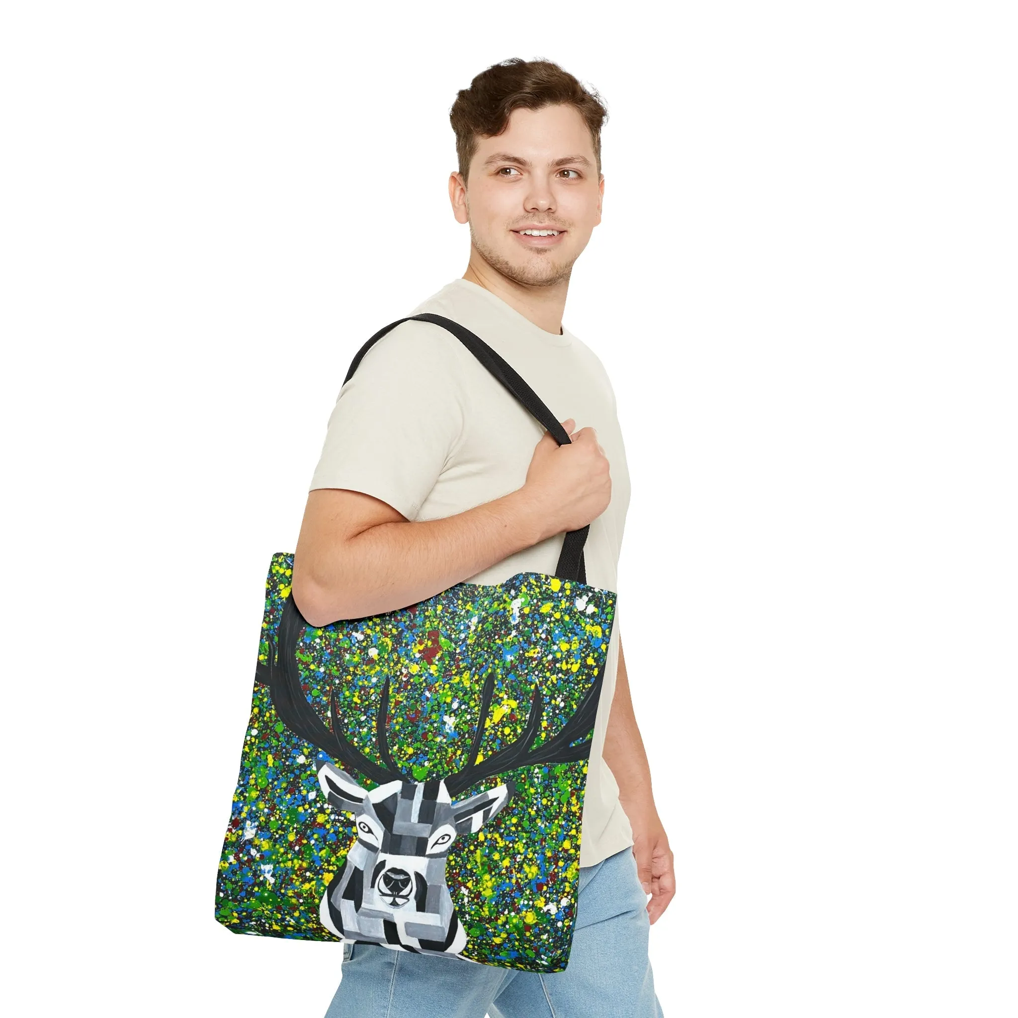Tote Bag - Colorful Deer