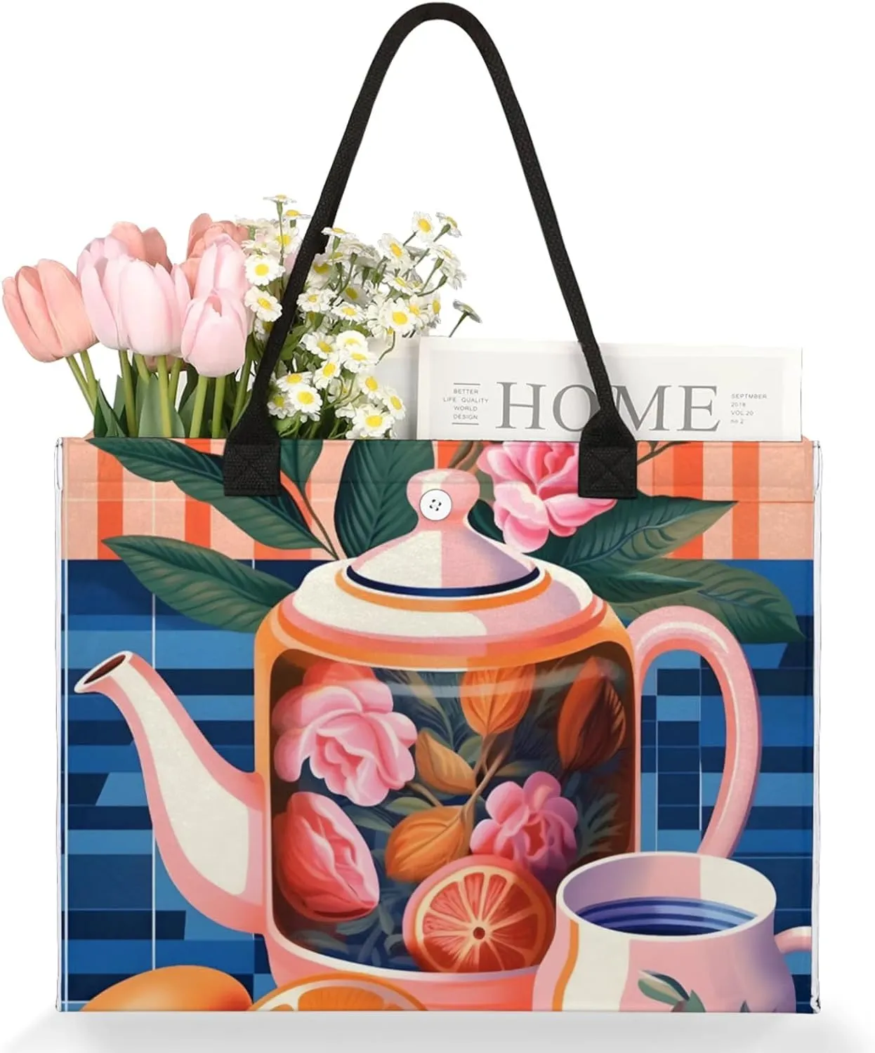 Tote Bag for Women Reusable Canvas Shoulder Bag