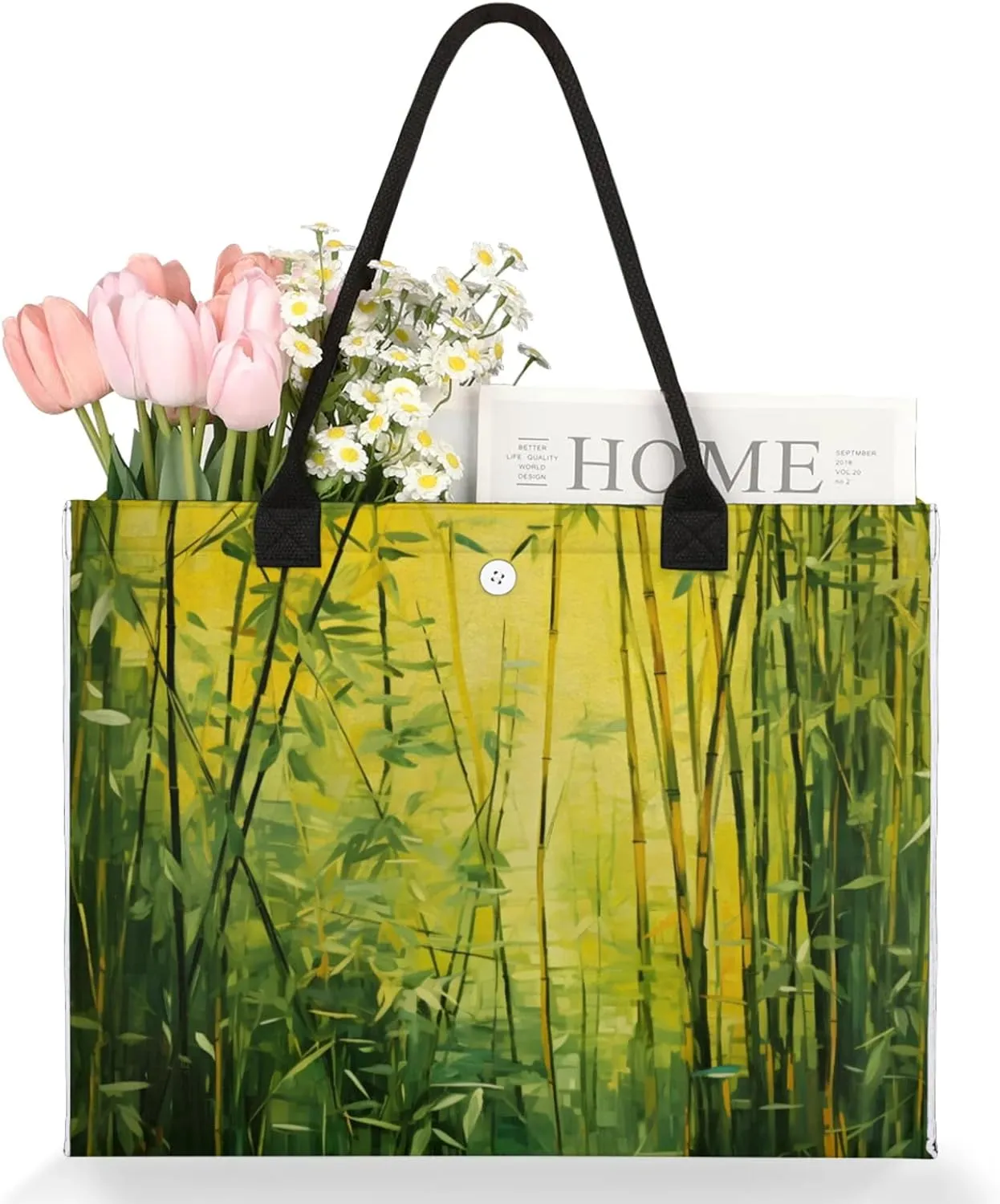 Tote Bag for Women Reusable Canvas Shoulder Bag