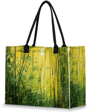 Tote Bag for Women Reusable Canvas Shoulder Bag