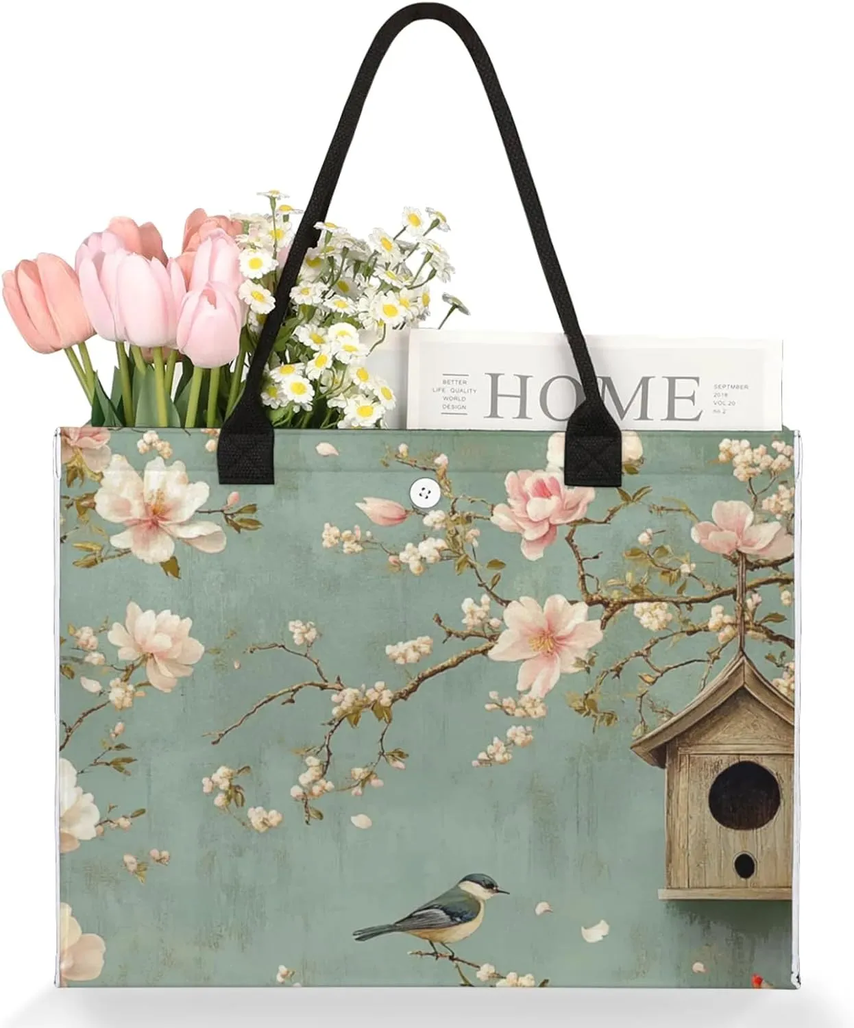 Tote Bag for Women Reusable Canvas Shoulder Bag