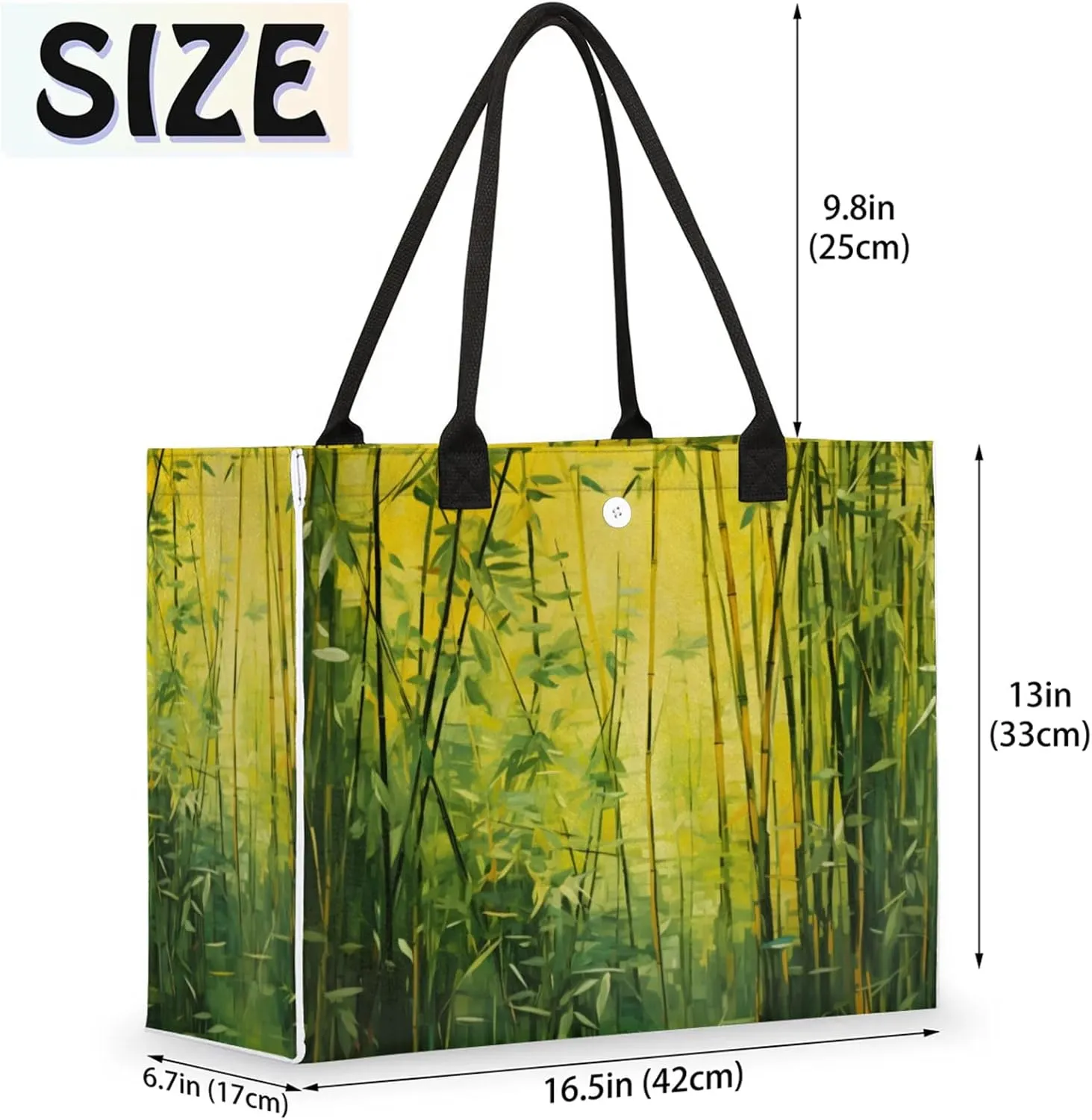 Tote Bag for Women Reusable Canvas Shoulder Bag