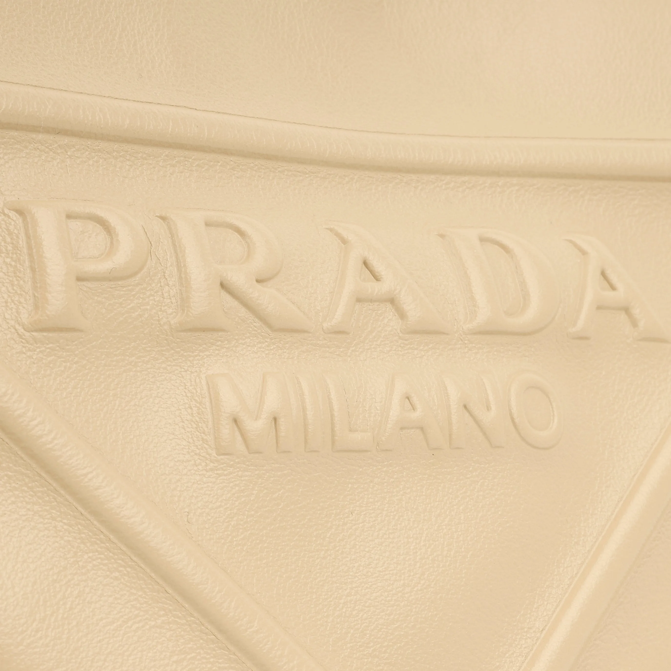 Triangle Crossbody - Beige