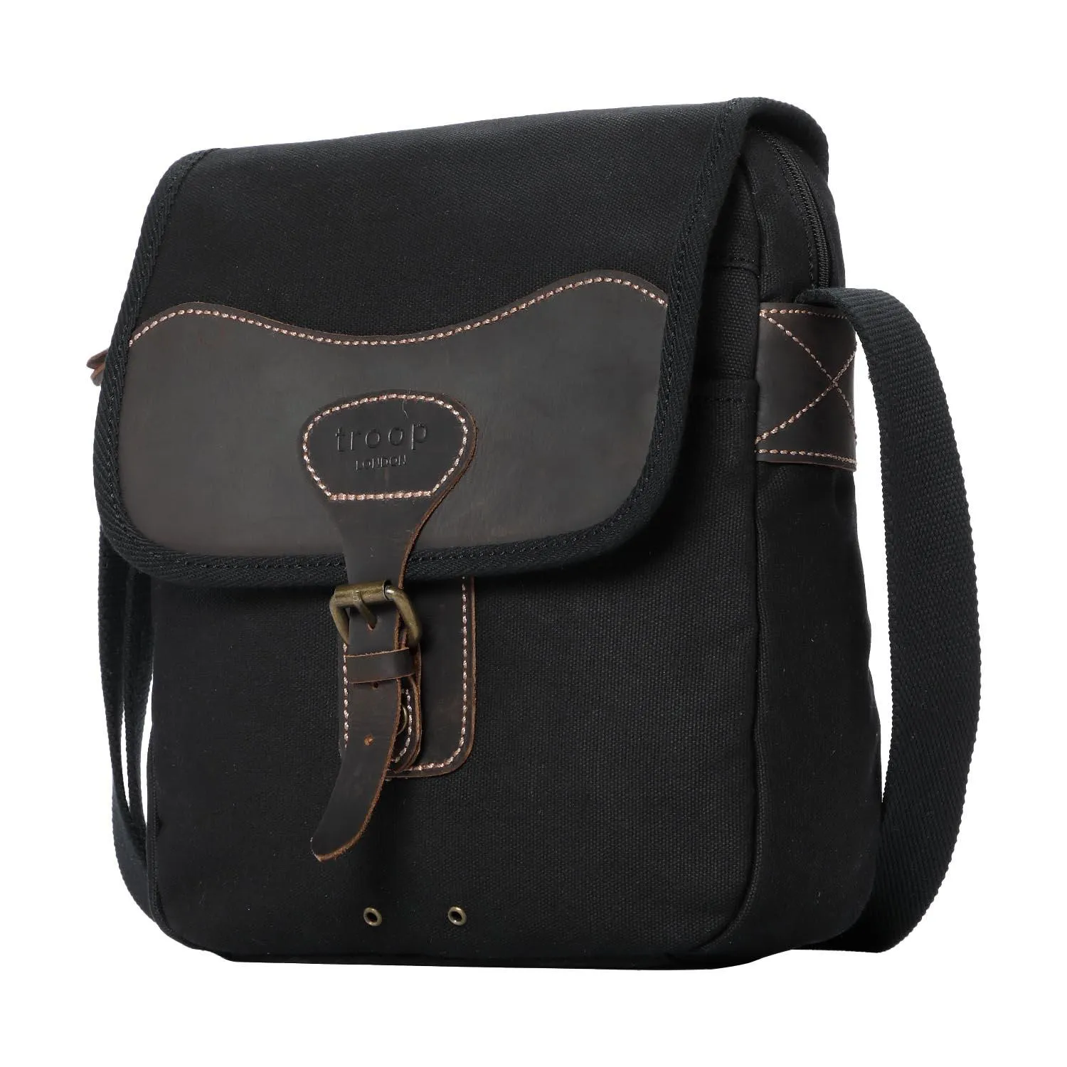 Troop London Heritage Canvas Across body Satchel Bag
