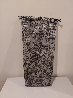 Ultralight Medium Dry Bag - B&W Coloring Book Dyneema