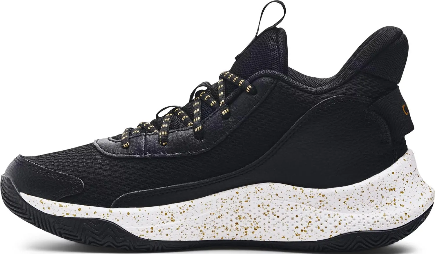 Under Armour Men's Curry 3Z7 Basketball Shoes 3026622 (Black/Metallic Gold - 001, US Footwear Size System, Adult, Men, Numeric, Medium, 8.5)