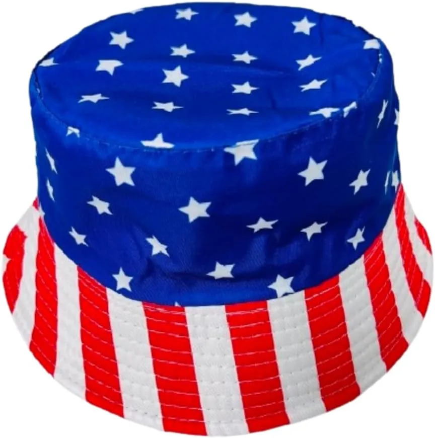 Unisex Bucket Hat Reversible Double-Side-Wear Packable for Travel, Outdoors, and Beach