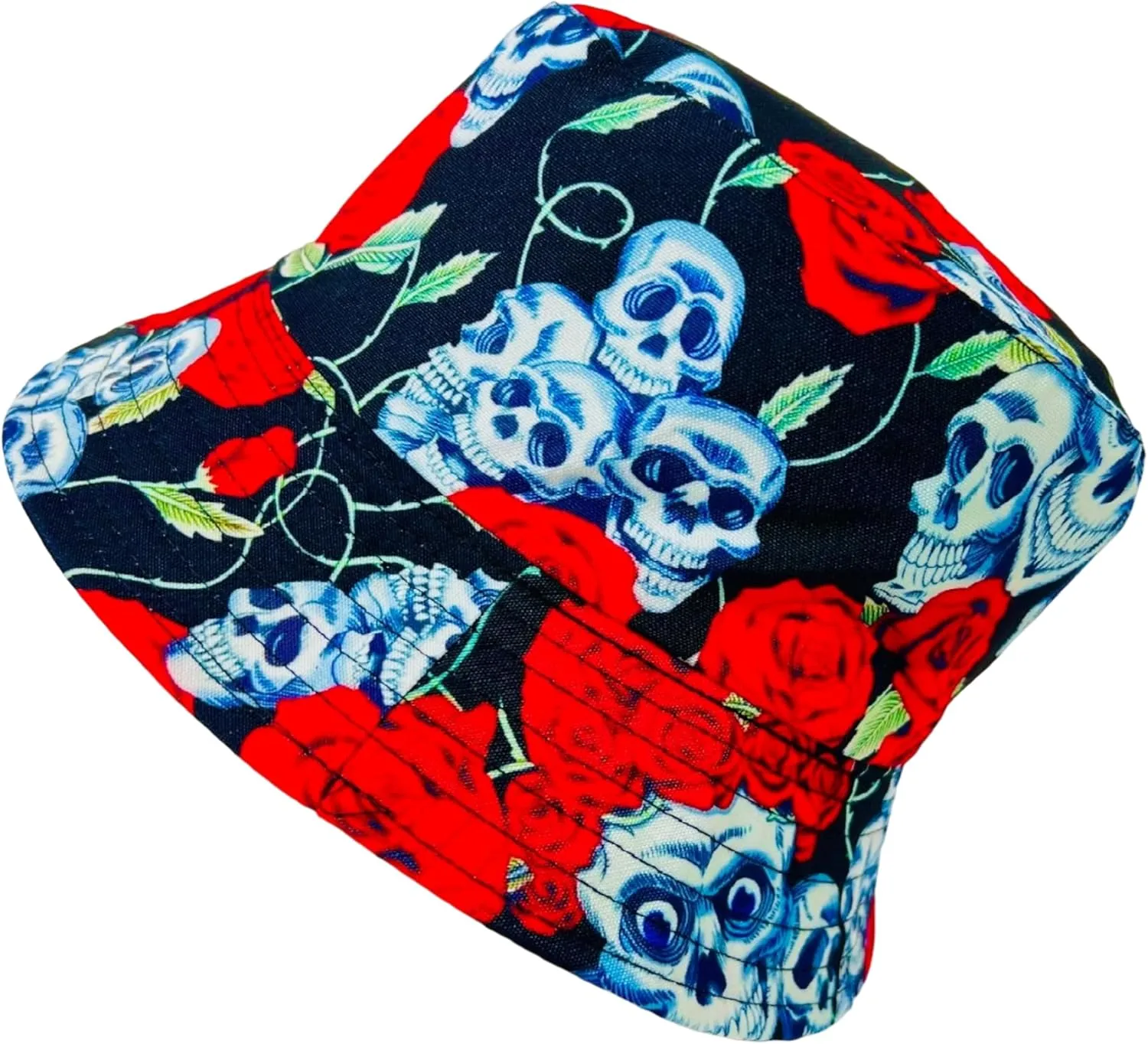 Unisex Bucket Hat Reversible Double-Side-Wear Packable for Travel, Outdoors, and Beach
