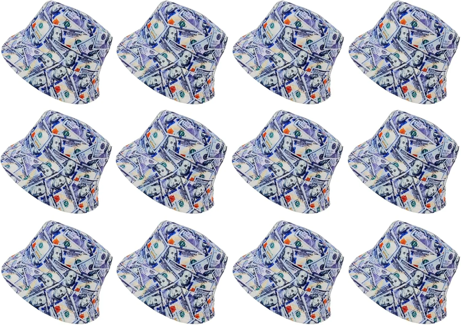 Unisex Bucket Hat Reversible Double-Side-Wear Packable for Travel, Outdoors, and Beach