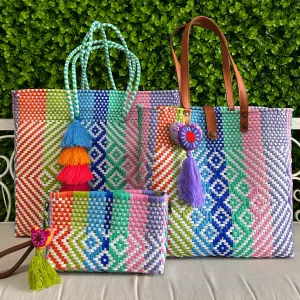 Upcycled Handwoven Handbags - April BUNDLE
