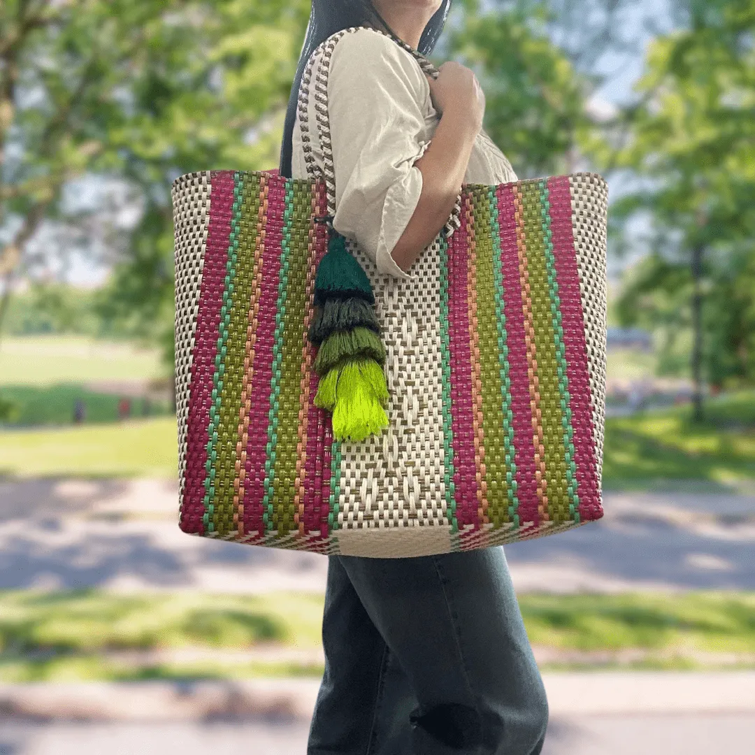 Upcycled Handwoven Handbags - April BUNDLE