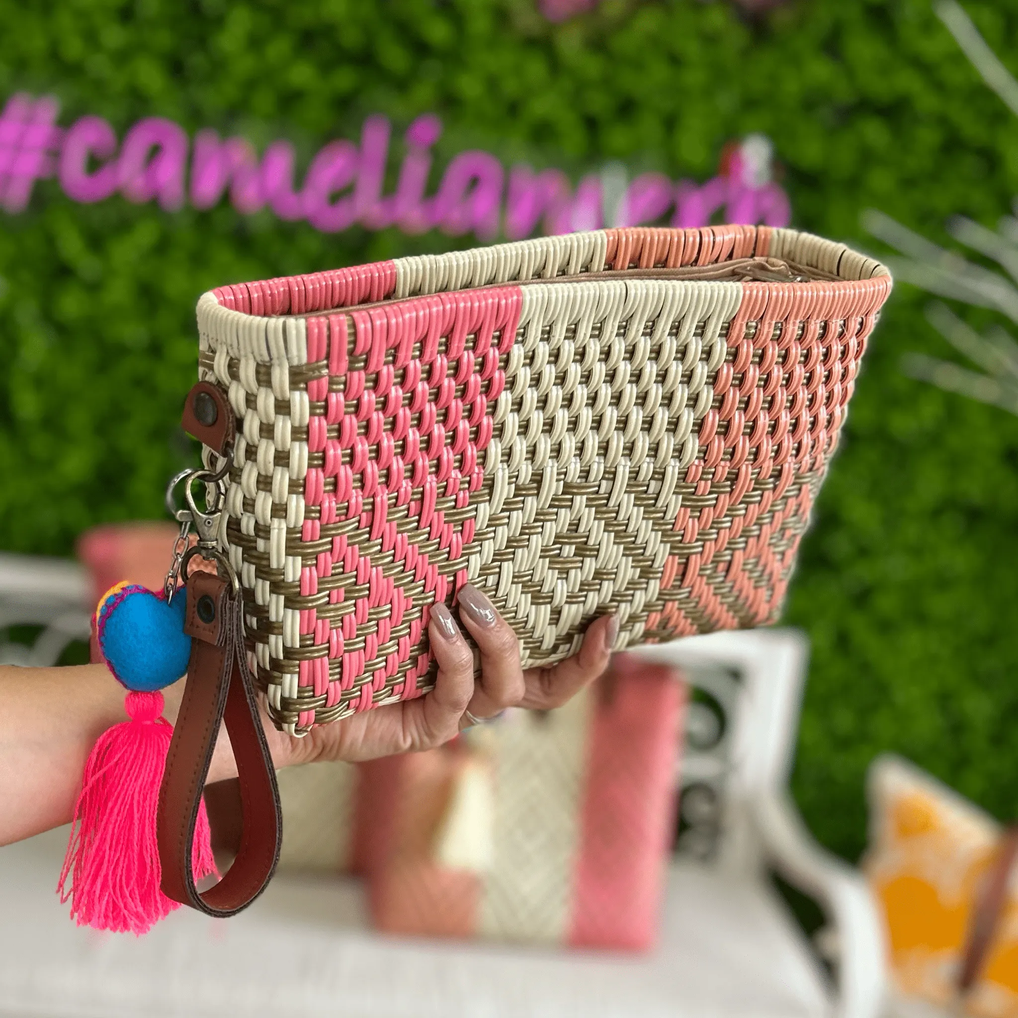Upcycled Handwoven Handbags - Golden Rose BUNDLE