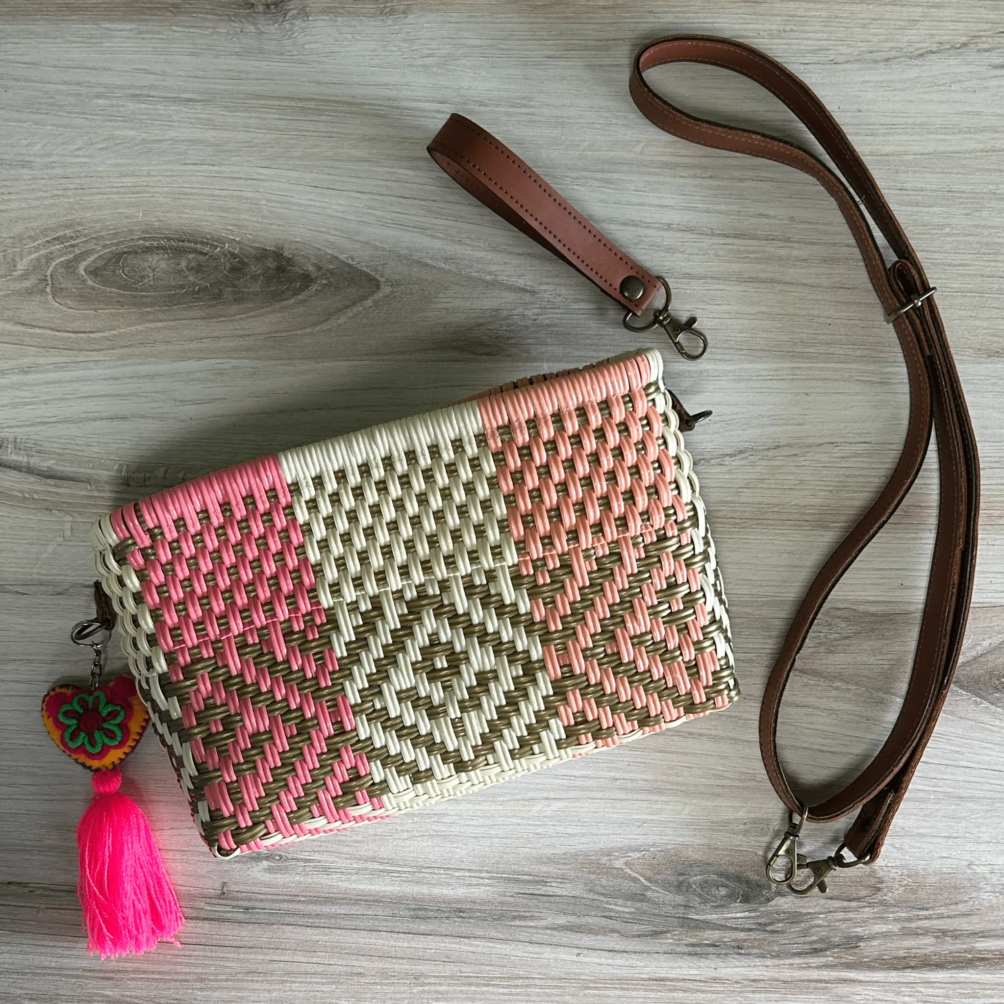 Upcycled Handwoven Handbags - Golden Rose BUNDLE