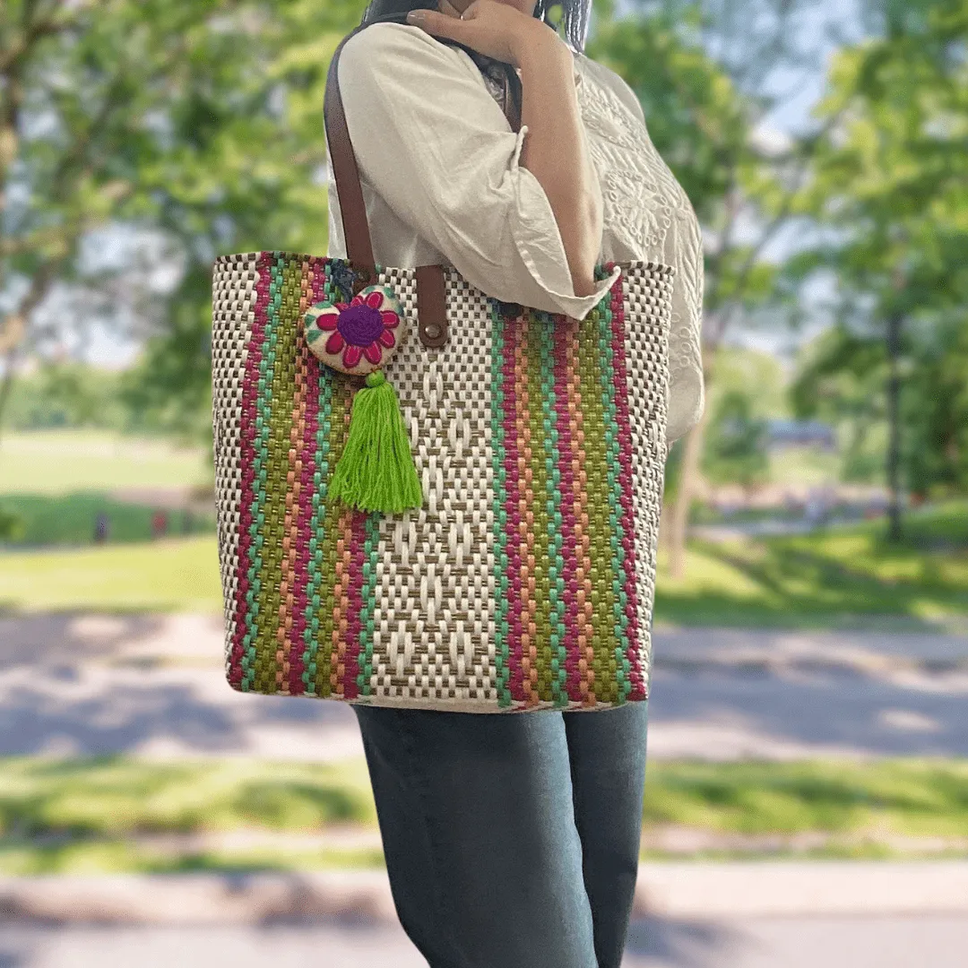 Upcycled Handwoven Handbags - Golden Rose BUNDLE