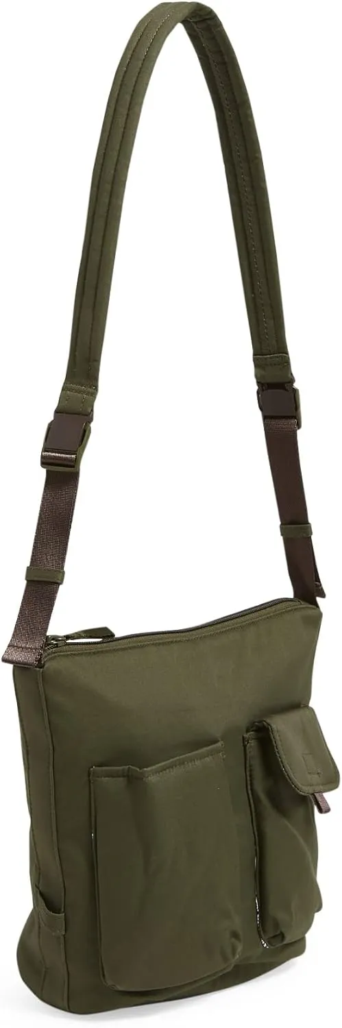Vera Bradley Women's Cotton Utility Bucket Crossbody Purse