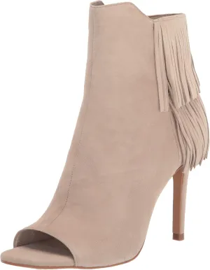 Vince Camuto Women's Footwear Amenala Fringe Peep Toe Bootie Ankle Boot