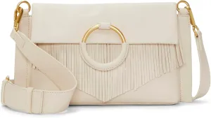 Vince Camuto Womens Livee Pebbled Leather Crossbody Handbag