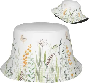 Vintage Bucket Hats for Women Summer Sun Beach Travel Outdoor Fishing Cap Men Bucket Hat