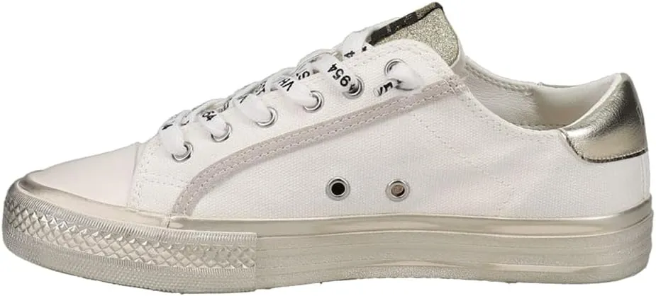 Vintage Havana Womens Alive Metallic Glitter Slip On Sneakers Shoes Casual - Gold