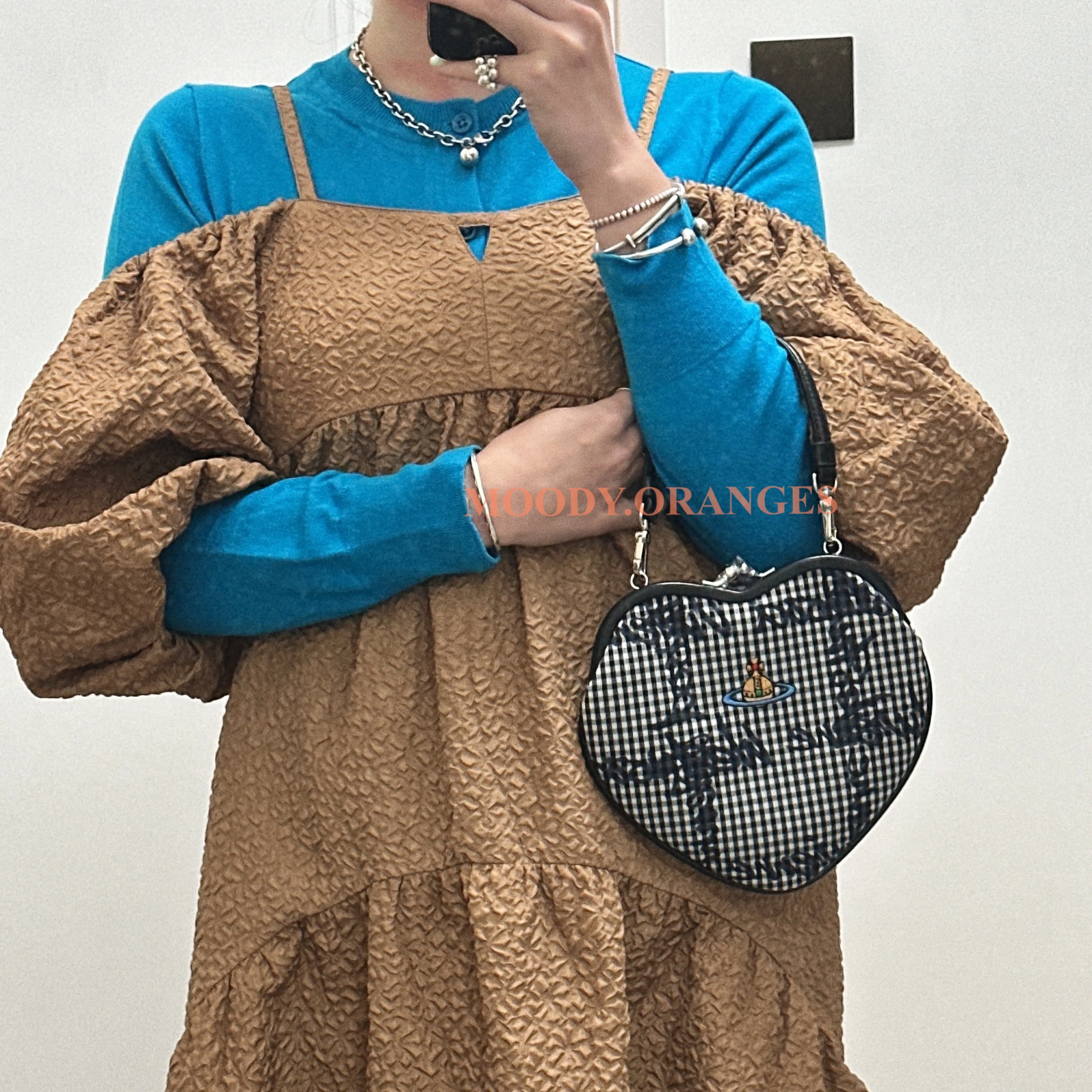 Vivienne Westwood Ginghan Granny Frame Purse