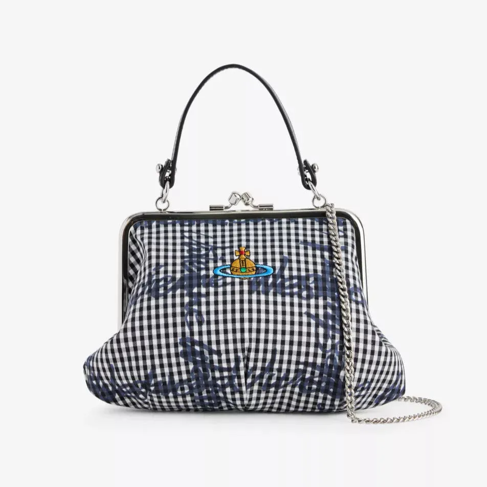 Vivienne Westwood Ginghan Granny Frame Purse