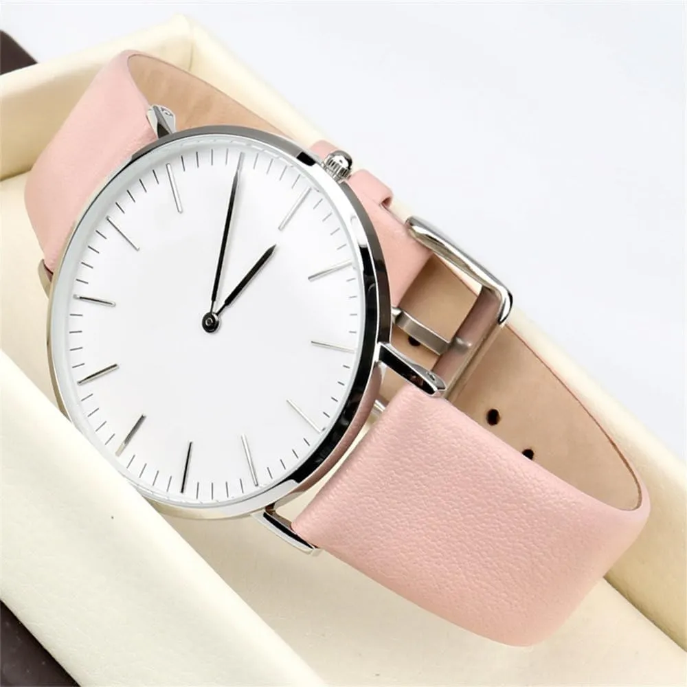 Watch Accessories 12mm-24mm Leather Watch Band For DW Daniel Wellington Watch Strap Brown Bracelet Watchband