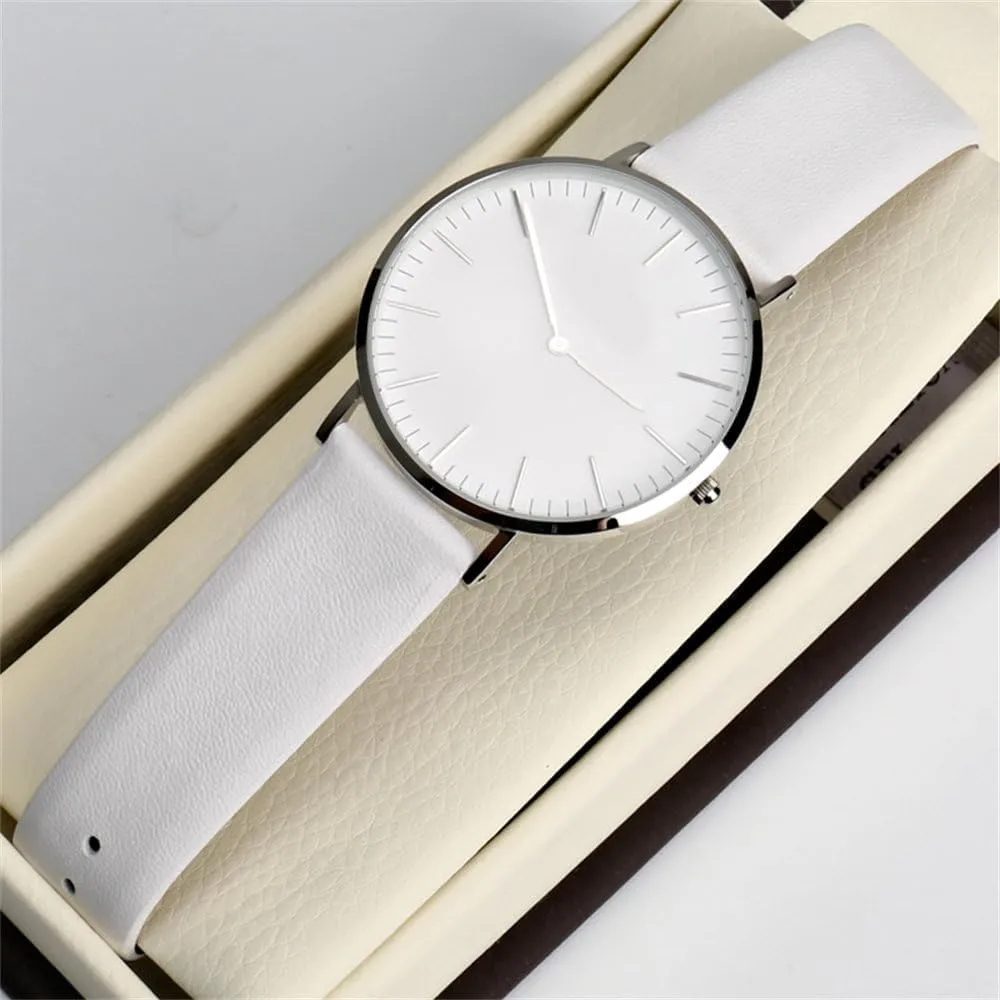 Watch Accessories 12mm-24mm Leather Watch Band For DW Daniel Wellington Watch Strap Brown Bracelet Watchband