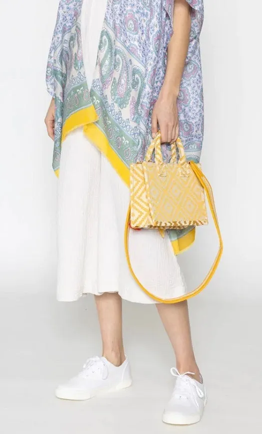 WBT210204 Geometric Print Mini Tote/Crossbody