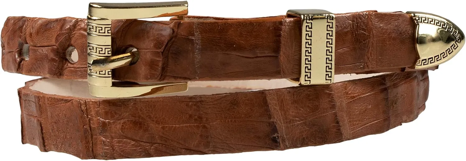 Western Cowboy Hat Band Crocodile Leather Multiple Colors Toquillas para texanas