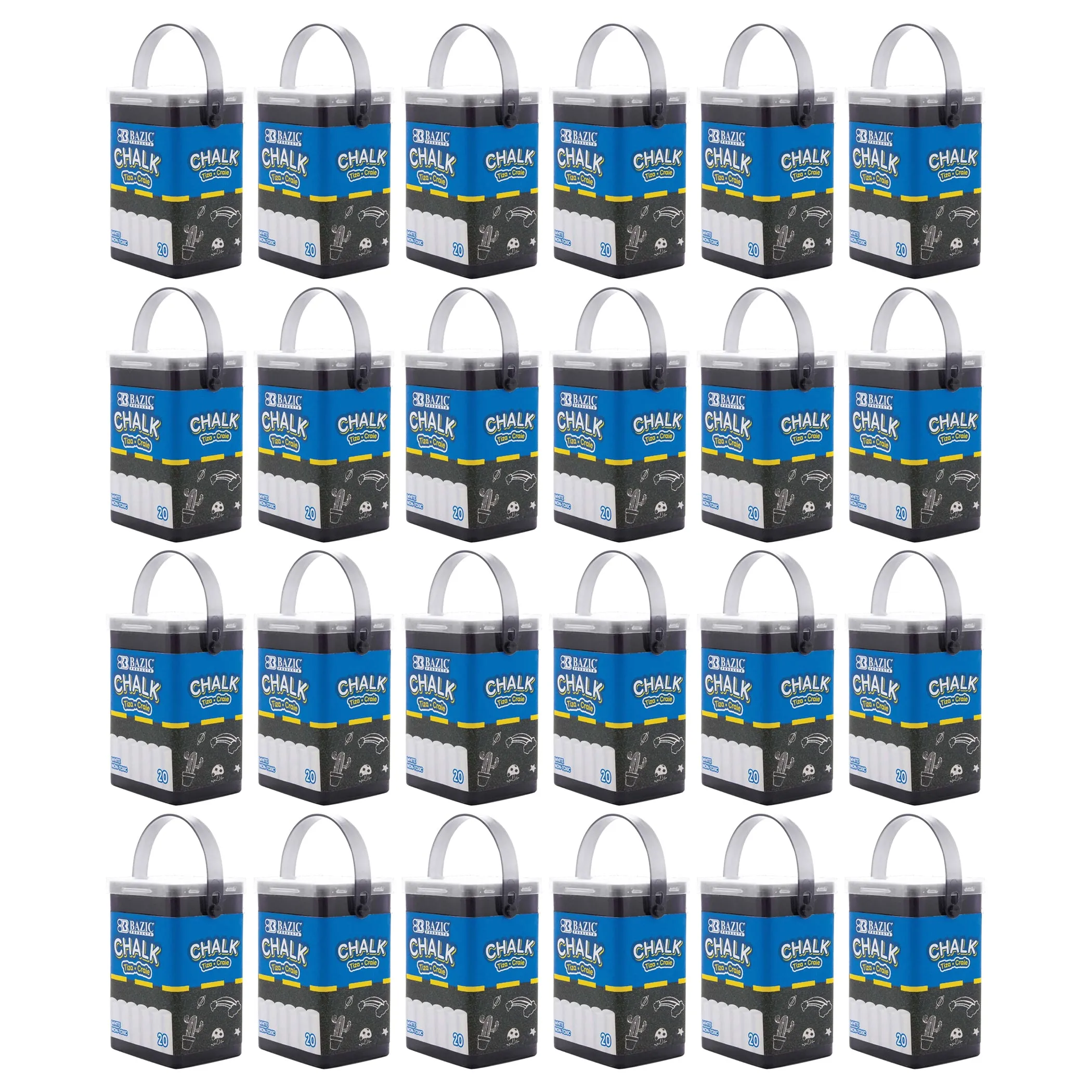 White Chalk, 20 Per Bucket, 24 Buckets