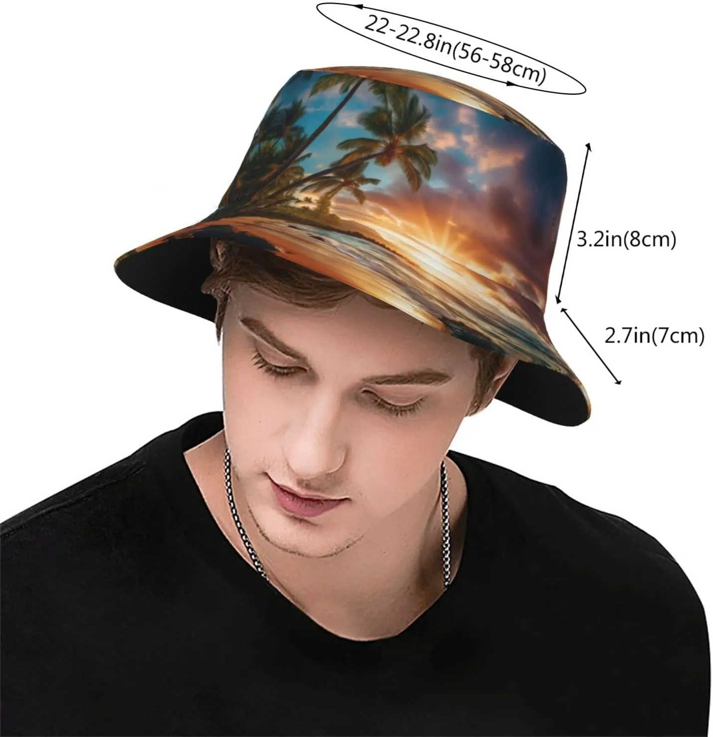 Wide Brim Foldable,Sun Bucket Hat,Summer Sun Beach Fishing Cap for Men and Women Fisherman,Honduras Flag Print