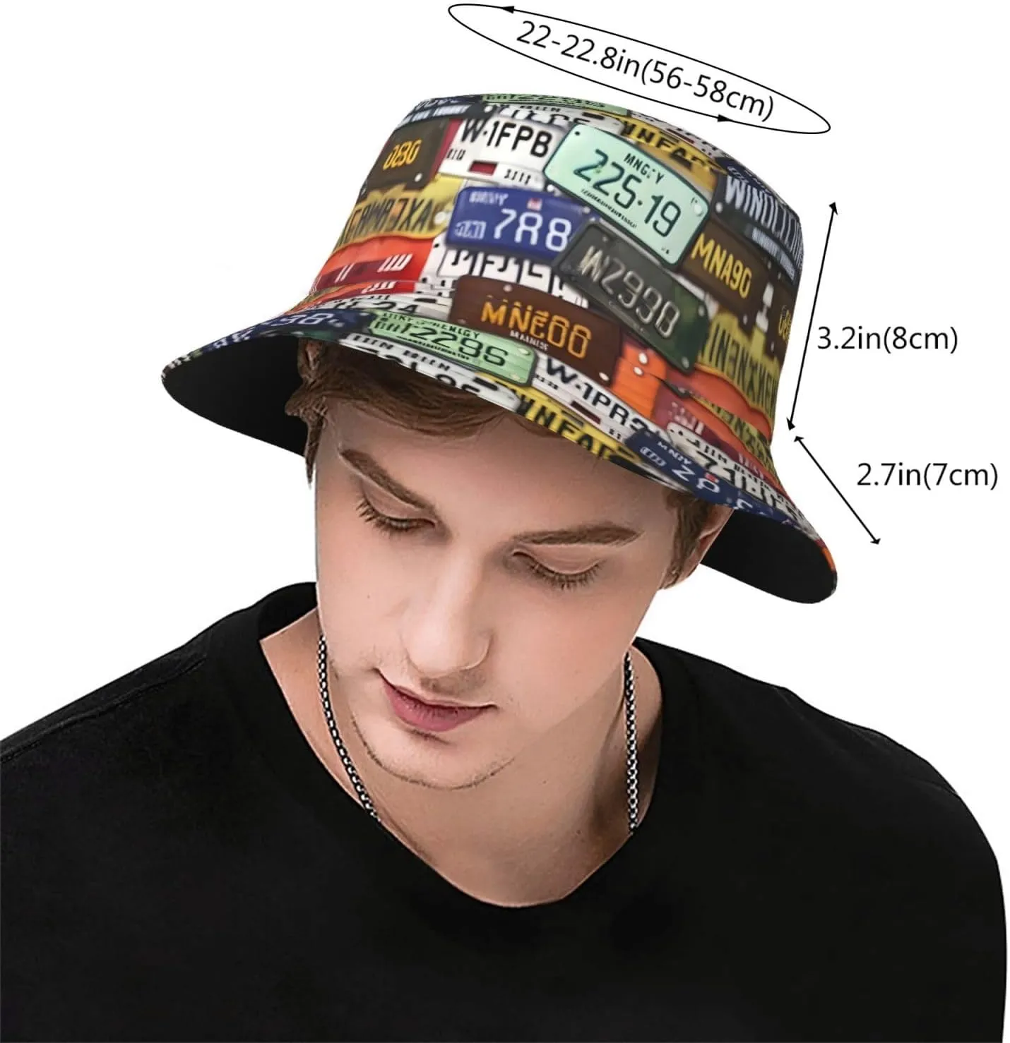 Wide Brim Foldable,Sun Bucket Hat,Summer Sun Beach Fishing Cap for Men and Women Fisherman,Honduras Flag Print