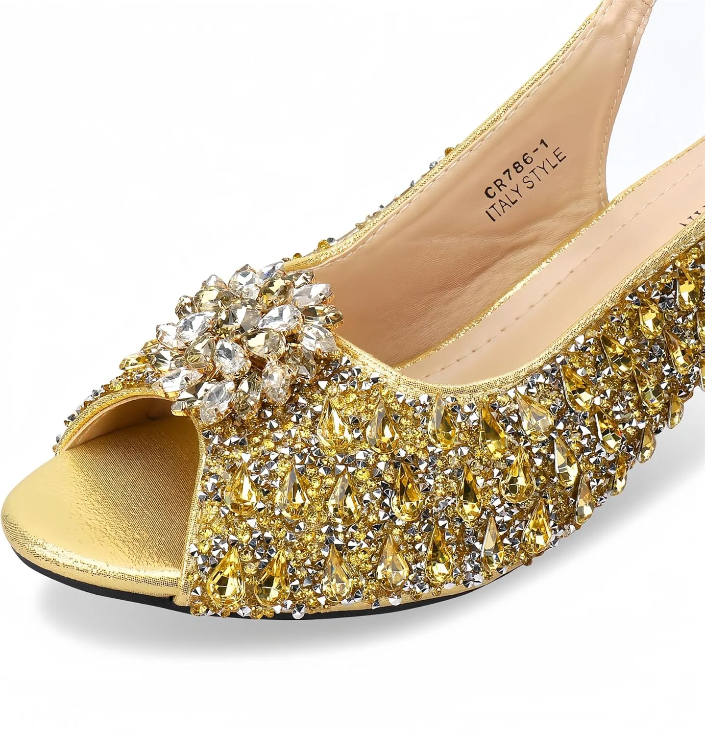 Women Shoes and Bag Set for Evening Party Wedding Italian Style High Heels African Decorated with Rhinestone