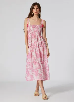 WOMEN'S DRESS JUNGLE PINK