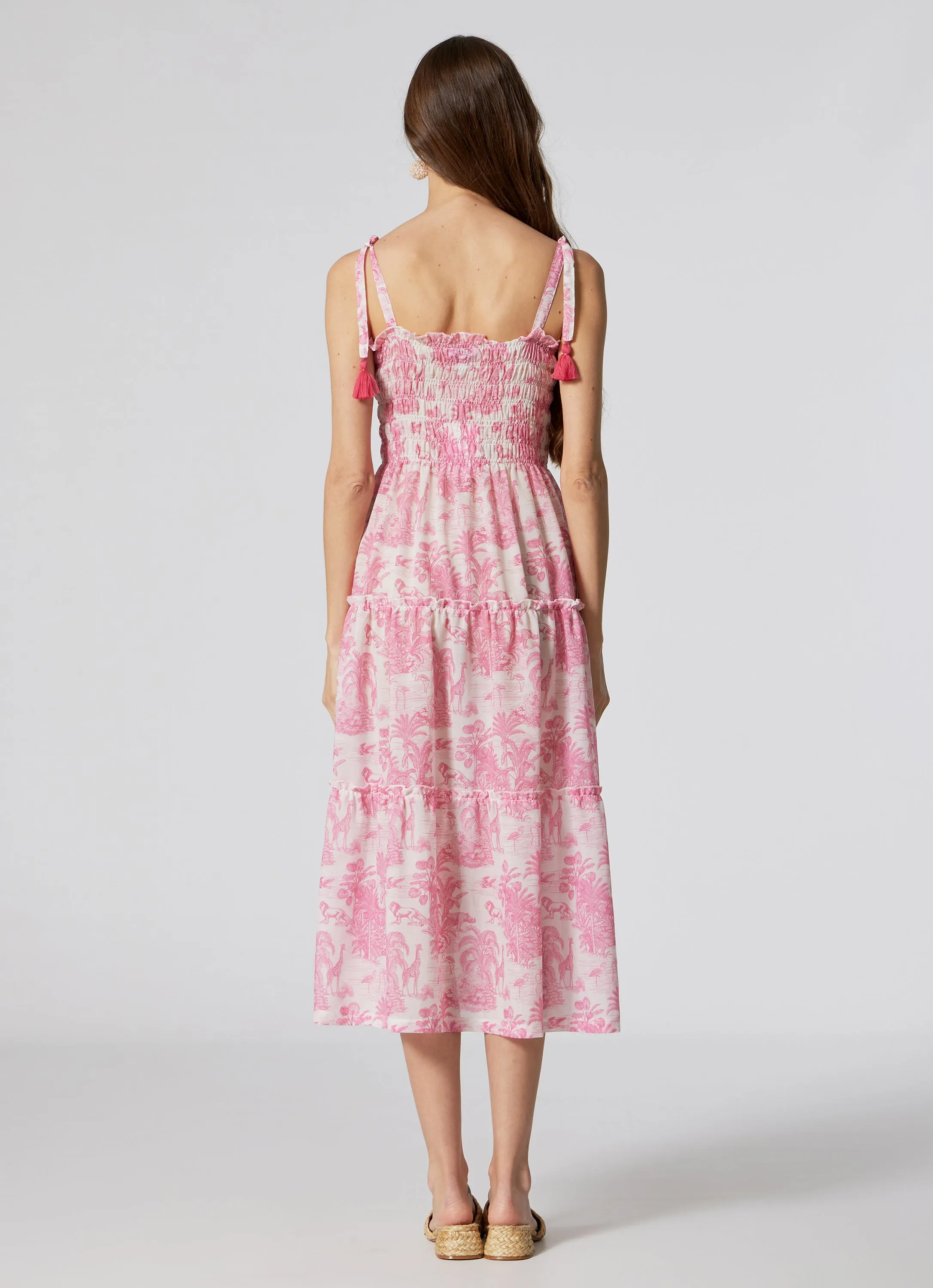 WOMEN'S DRESS JUNGLE PINK
