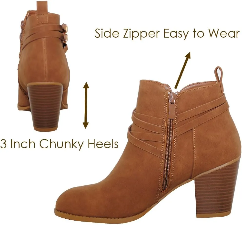 Women's Fashion Suede Booties