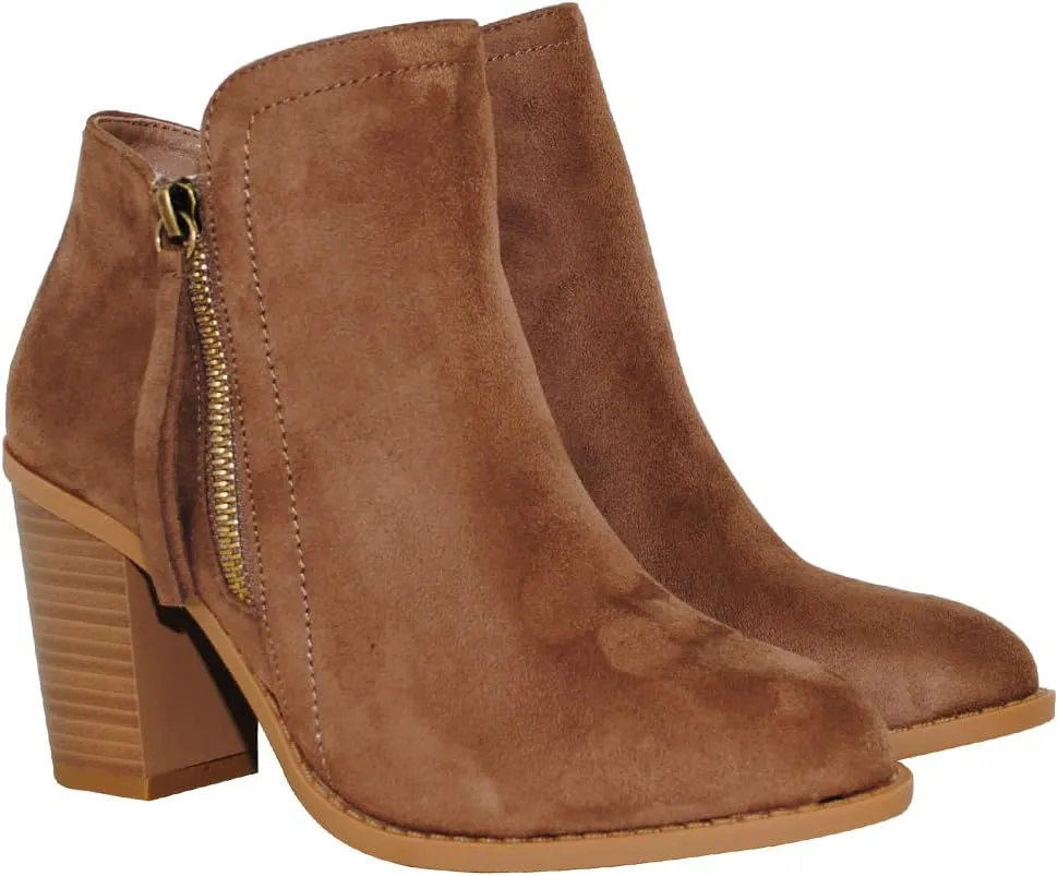 Women's Fashion Suede Booties