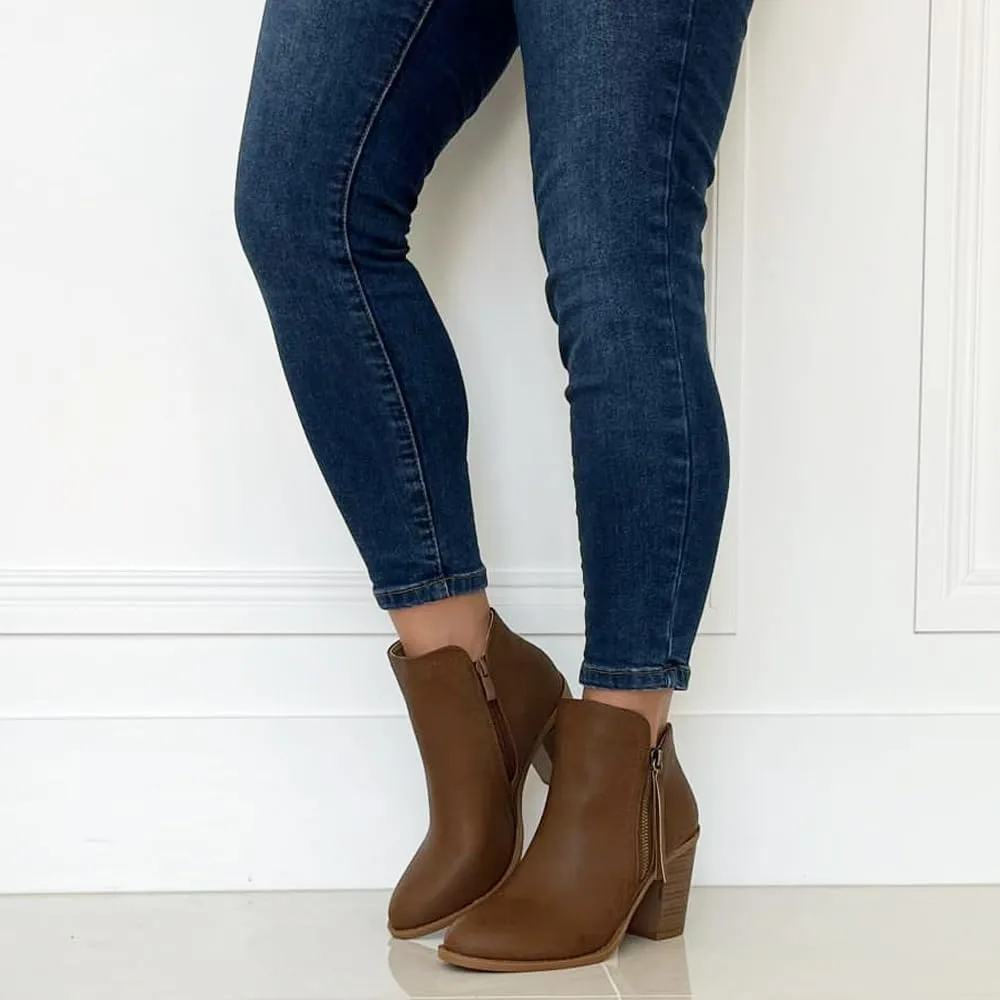 Women's Fashion Suede Booties