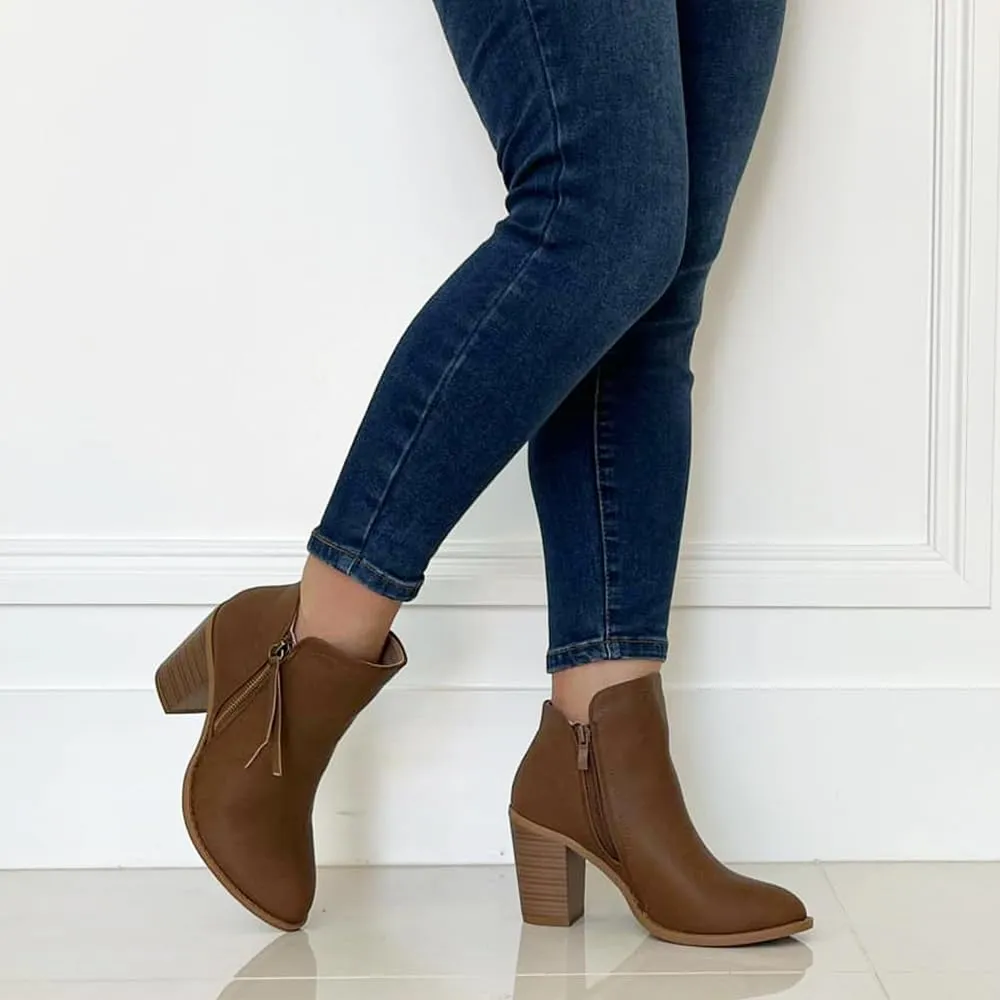 Women's Fashion Suede Booties