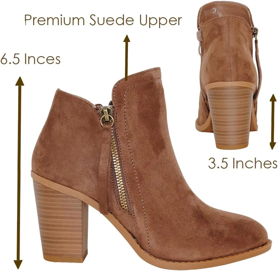 Women's Fashion Suede Booties