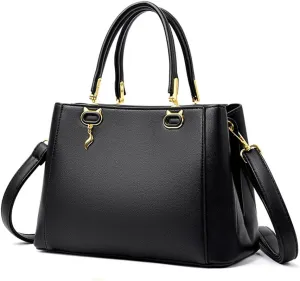 Women's Handbag Solid Color Leather Ladies Shoulder Crossbody Bags