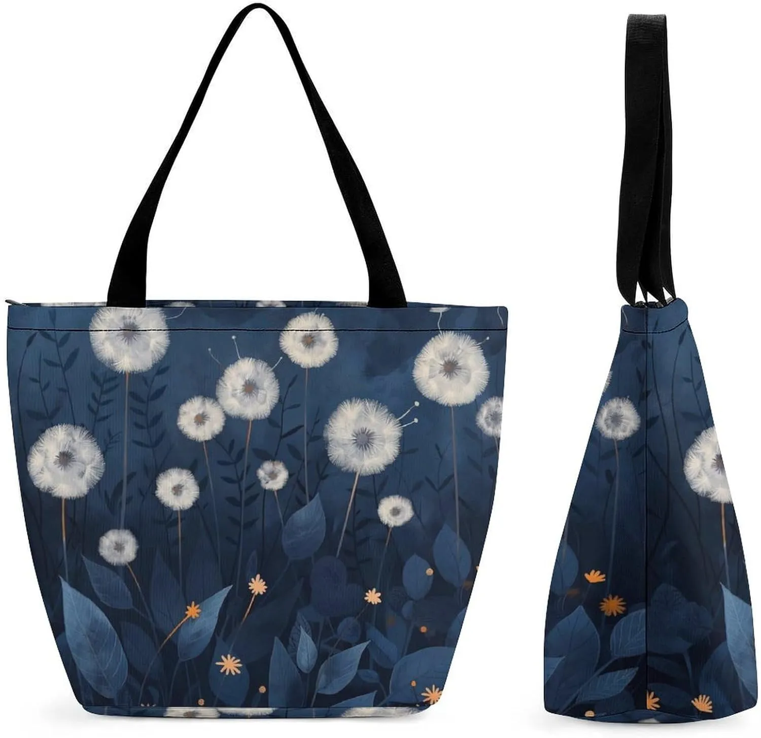 Women's Handbags Dandelions Print Shopping Bag Leather Tote Bag Satchel Bags