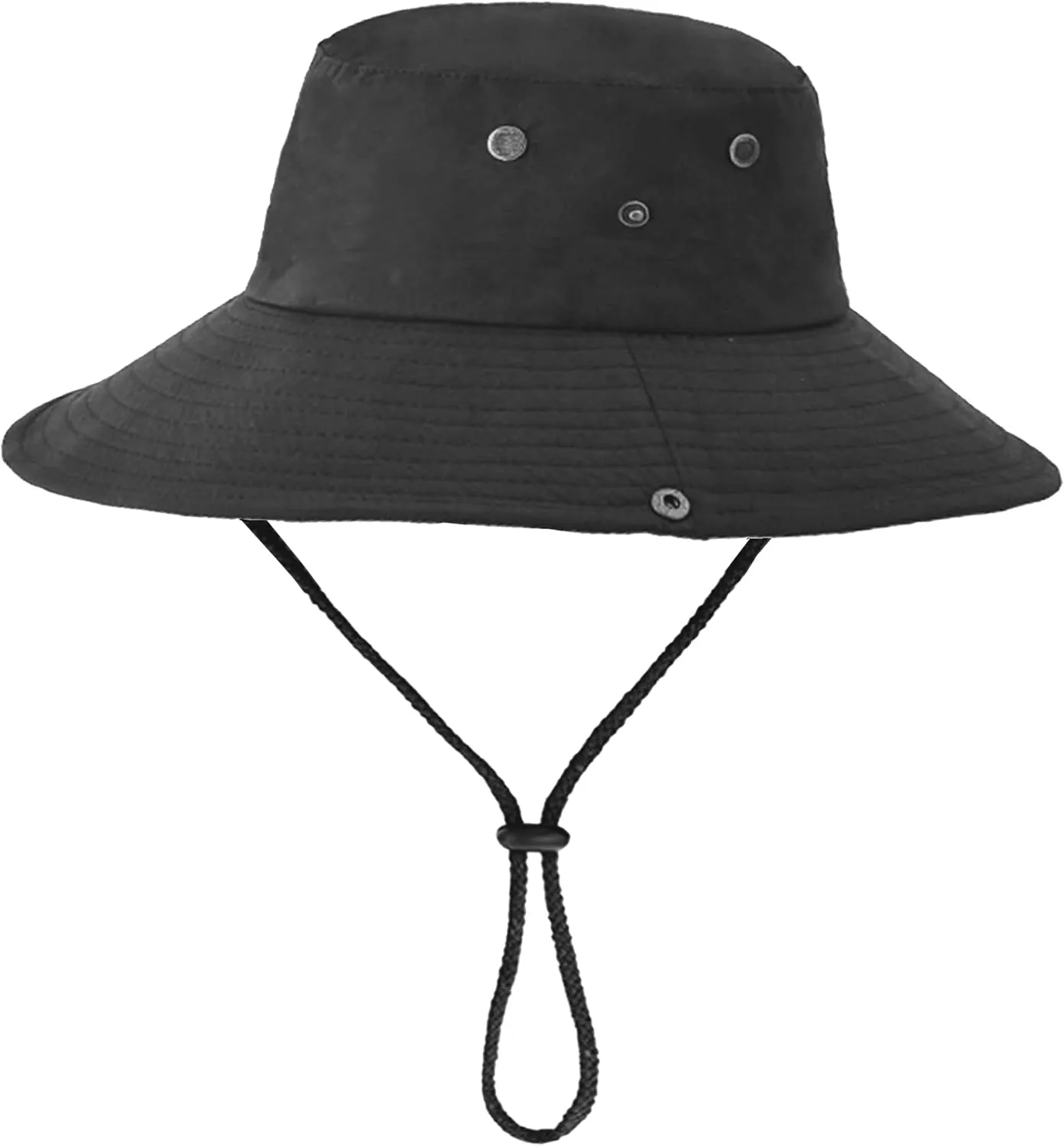 Womens Mens Sun Hat Wide Brim UV-Protection Bucket Fishing Safari Boonie Hat for Summer(Size:L)