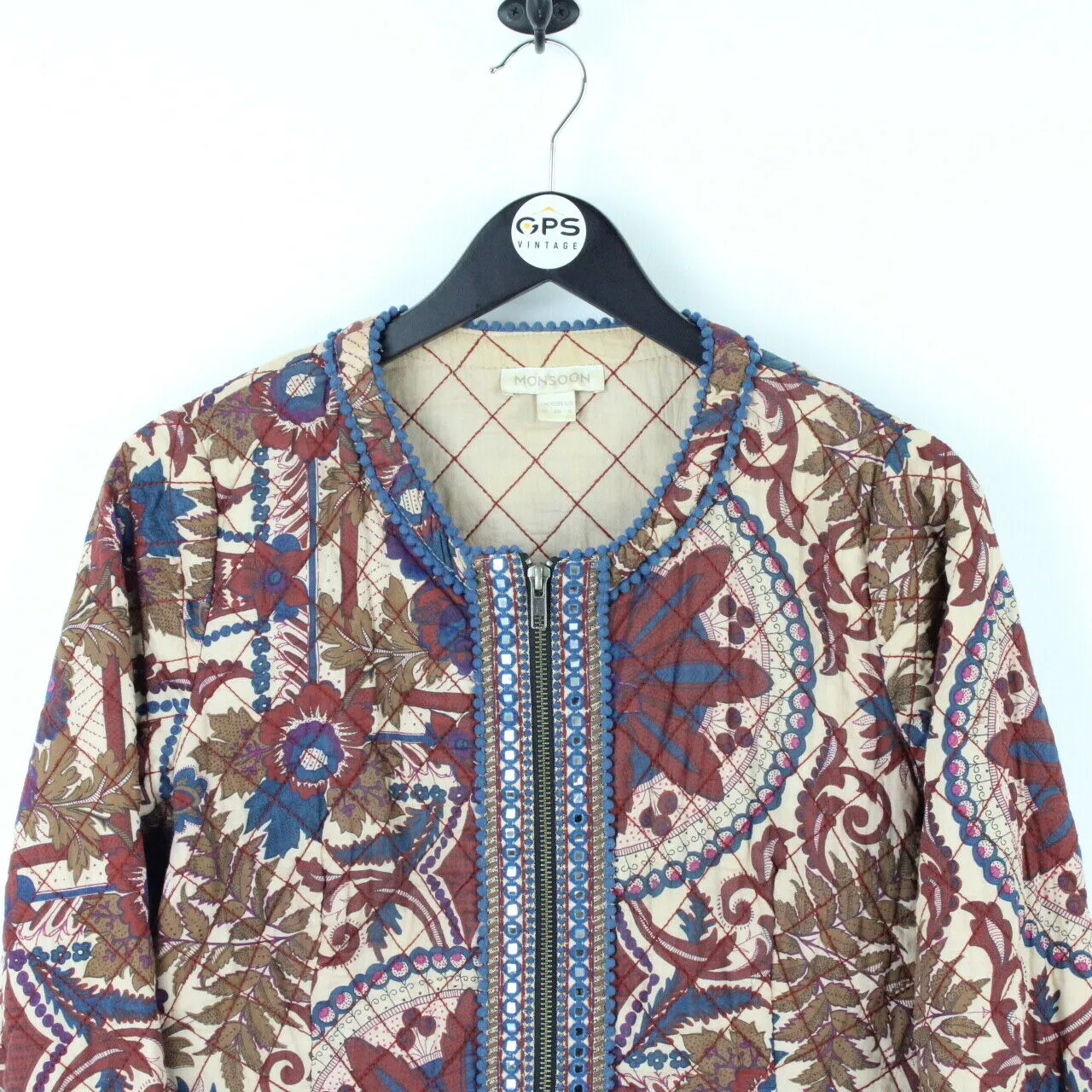 Womens MONSOON Quilted Jacket Multicolour | Medium